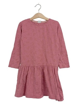 Identic Nature Mädchen Kleid Langarm Rosa Gr. 122 Baumwolle