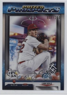 2025 Bowman Draft Prized Prospects Refractor /250 Liam Doyle #PP-4 w5p