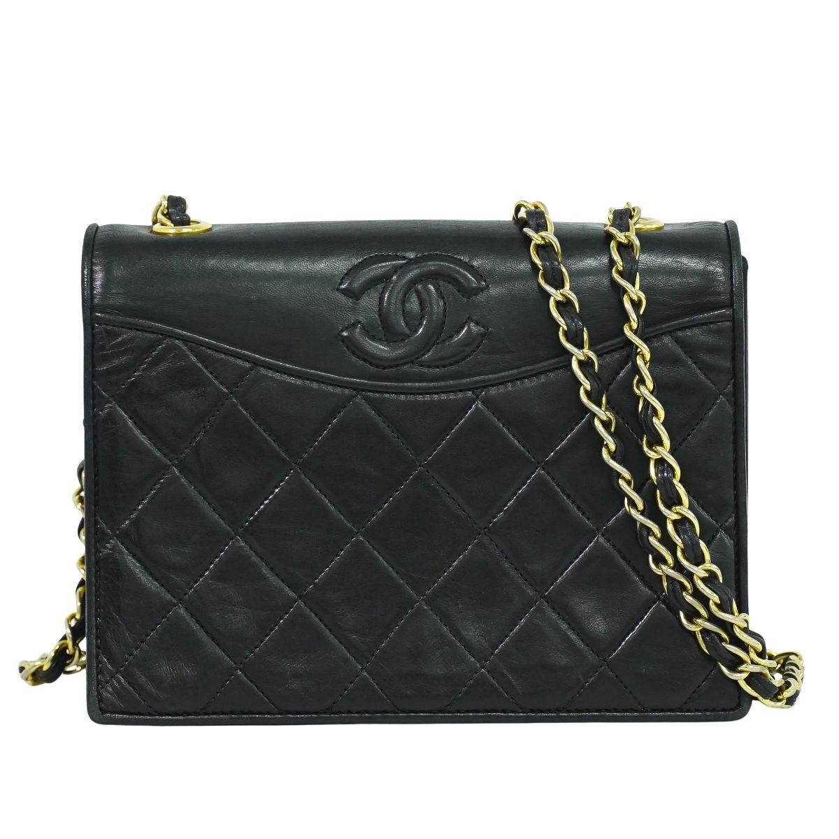 Chanel CocoMark Matelasse Lambskin Flap Bag with Chain Shoulder Strap
