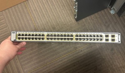 Cisco WS-C3750G-48TS-S 48 Gigabit Ports Layer 3 Switch 3750G-48TS-E ios 15.0 (2)