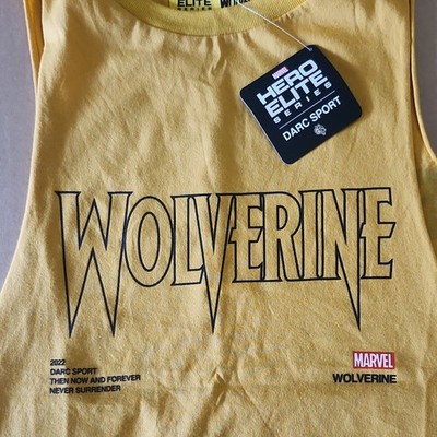 Darc Sport Marvel Wolverine Hero Elite Series Vintage Yellow
