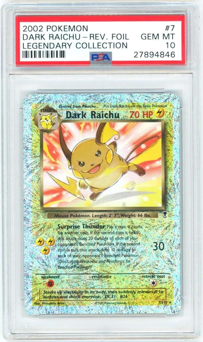 Pokémon TCG Legendary Collection Holo Rare Grade 10 Individual