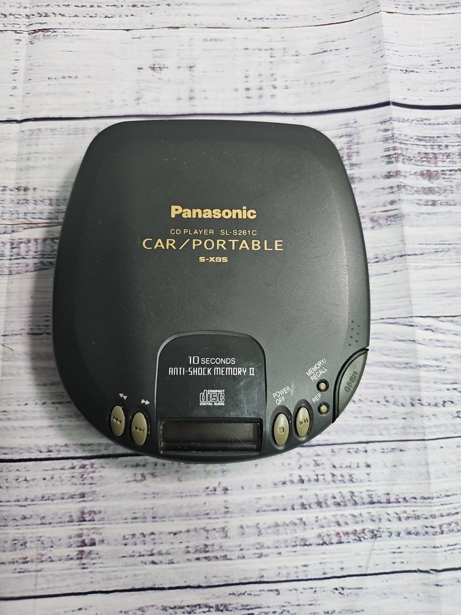 Panasonic CD Player SL-S261C Car Portable XBS Anti Shock Memory