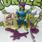 ZAK , the NEUTRINO TMNT 1991 Complete Vintage Figure W/ Card LOOK G4 044N