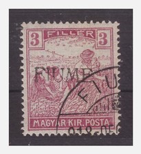 Fiume 1918 - Faucheurs 3 F. " V " Type D'Occasion
