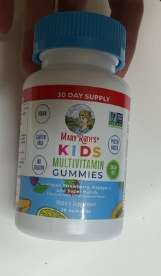 Mary Ruth's Kids Vegan Multivitamin Gummies Exp 7-26 Vegan Gluten Free 
