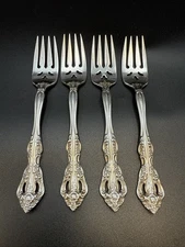Oneida Michelangelo Stainless Steel Salad Fork (Set of Four) Vintage