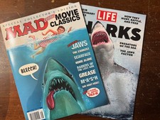 Life Magazine Sharks & Mad Jaws - 2 Magazine ...