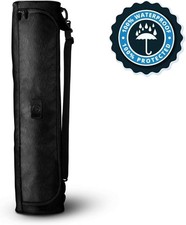 Bag Canvas Yoga Pilates Mat Carrier Water Prf 28"Tall Adjust Strap NEW Last One