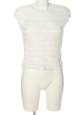 OPUS Haut tricotés Dames Top T EU 36 blanc style décontracté - Photo 1/4