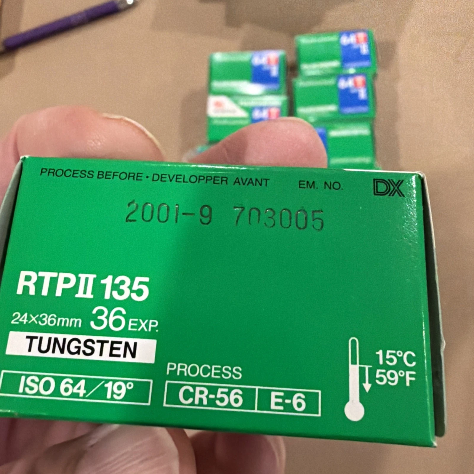 Fujifilm Fujichrome 64T Tungsten Type II Color slide film 35mm roll lot of 10 image 3
