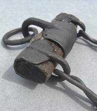 Holz - / Eisenobjekt antik Bauernhof Ackerbau Viehzucht Bauer Halfter Deichsel