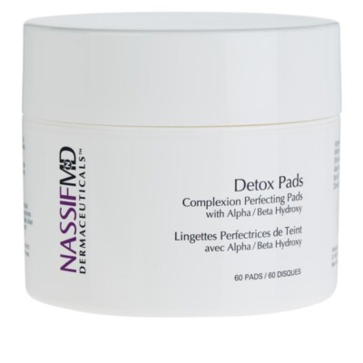 Dr Nassif MD DETOX PADS Complexion Perfecting Hydroxy 60 Pads SEALED NEW