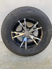 Sendel Aluminum Trailer Rim Wheel 5x114.3mm mounted ST205/75R14 Durun STCI Tire