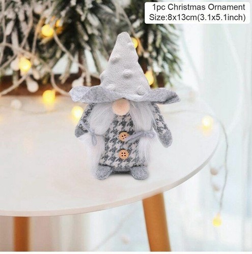 Weihnachtszwerg Weihnachtsmann Ornamente hängende Puppe Dekoration für Zuhause Weihnachten Baum Elf - Bild 21 von 24