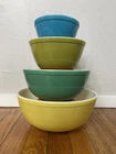 Vintage Pyrex Nesting Mixing Bowls Set of 4 - 401, 402, 403, 404