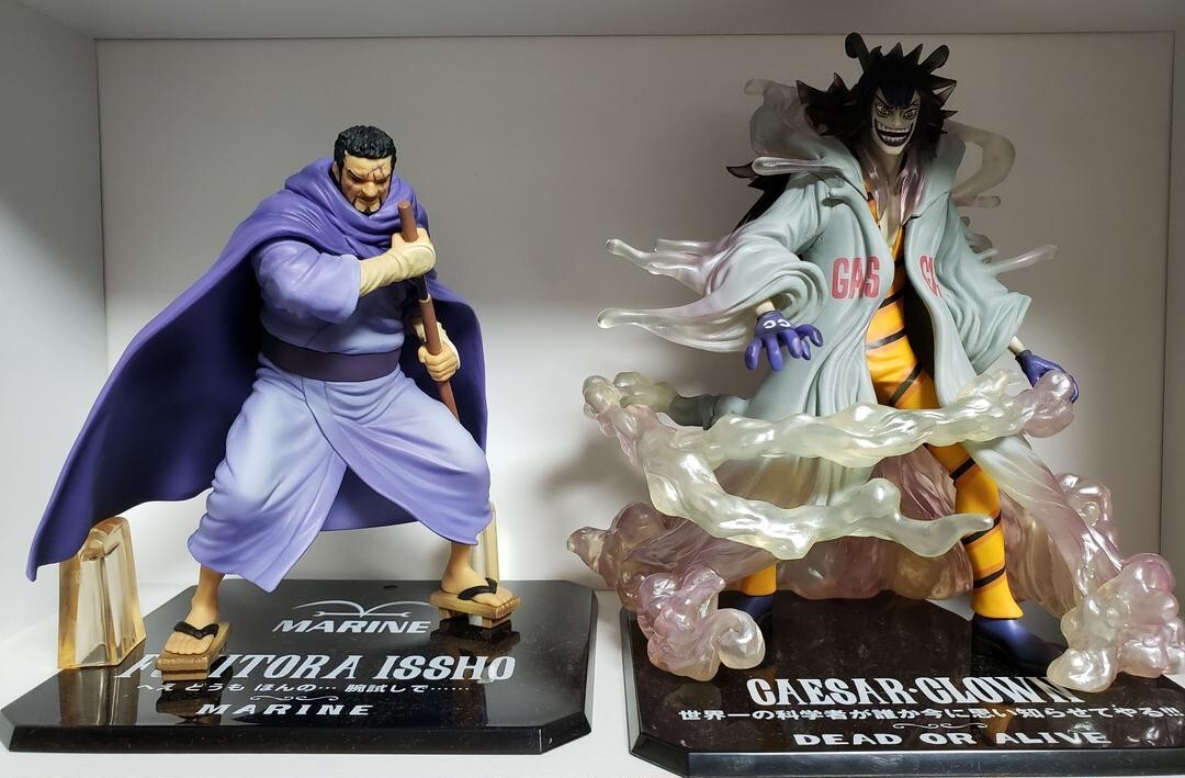 ワンピースフィギュア Figuarts zero ONE PIECE Caesar Crown & Fujitora Issho Figure