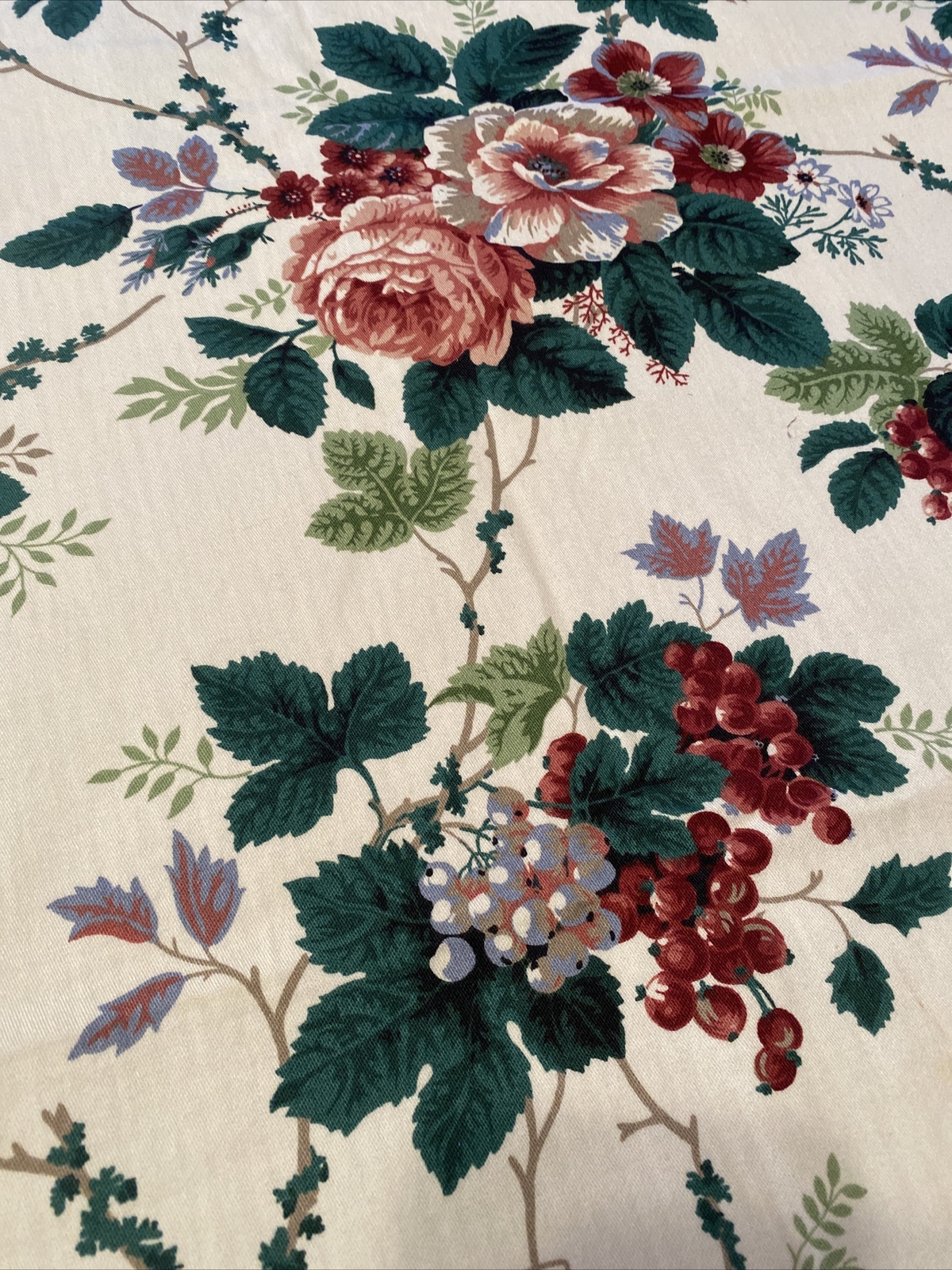 Waverly Pleasant Valley 40 x 40 square fabric tablecloth topper eBay