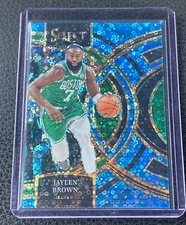 2023-24 Panini Select Jaylen Aqua Disco Prizm #179 Premier Celtics /99