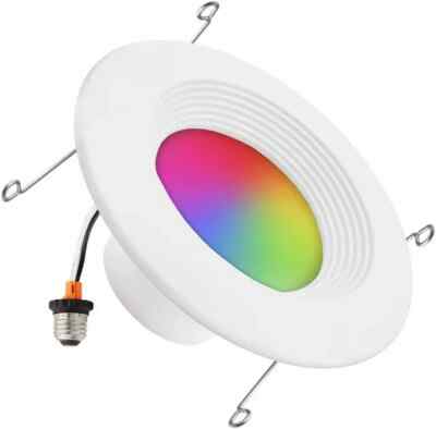 6 In Smart LED Amica Downlight,Wi-Fi Smart Color Changing Recessed Downlight