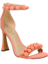 Sam Edelman Luella Canyon Clay Beaded Dress Sandals 7.5 High Heel Ankle Strap