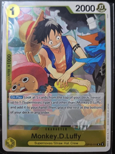 Monkey D. Luffy OP10-111 R Royal Blood One Piece Card ENGLISH