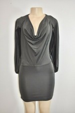 HAUTE HIPPIE Gray Jersey Mini Dress Size XSMALL On Sale
