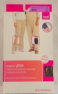 Mediven Plus Medical Compression Calf Socks w/Topband #26705-30 40 mmHg Firm