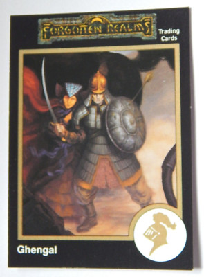 Ghengal 12. Stufe KRIEGER SELTEN 1. SERIE GOLDGRENZE AD&D 1991 TSR KARTE 364