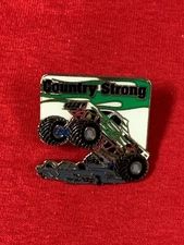 Country Strong Monster Truck collectible lapel pin tie tack, hatpin museum 4X4