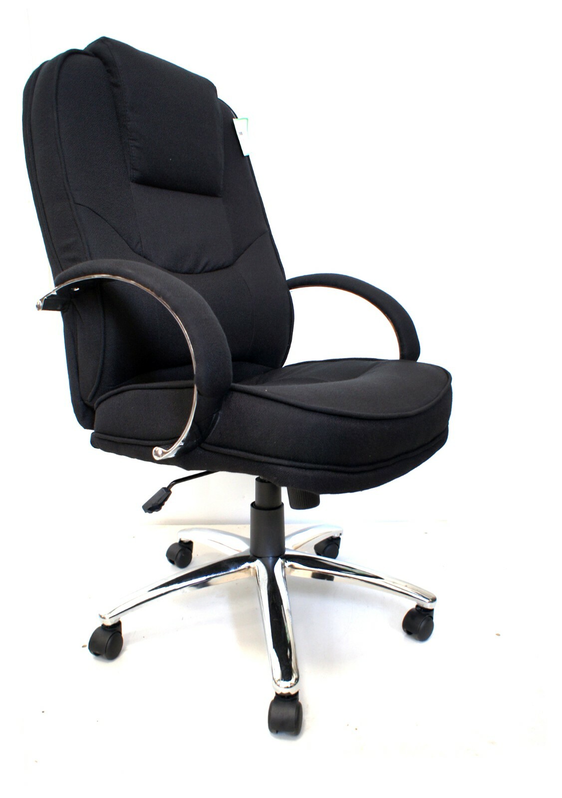 Rome 2 Black Cloth Fabric Executive Deep Padded Comfort Office Home Chair eBay