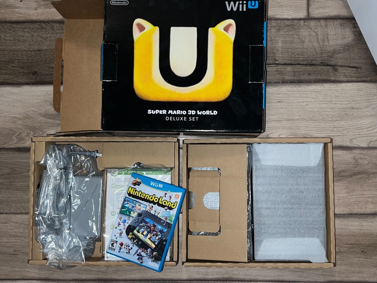 Nintendo Wii U 32 GB Super Mario 3D World Deluxe Set - Black