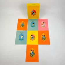 VTG Happy Birthday Cards (7) Metropolitan Greetings Kitsch UNUSED w/ Box READ