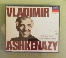 vladimir ashkenazy RACHMANINOV PIANO CONCERTOS CD 2 disc set includes booklet