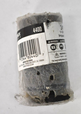 Sunex Tools 6 Point Deep Impact Socket Tool 3/4'' Drive x 1-1/4'' 440D Black Oxide