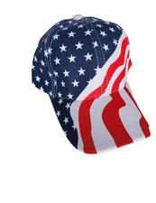 American Flag Flag Hat 4th of July Hat USA Stars and Stripes Baseball Cap