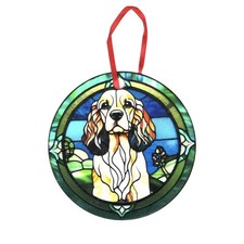 Cocker Spaniel 02 Design Holographic Dog Ornament