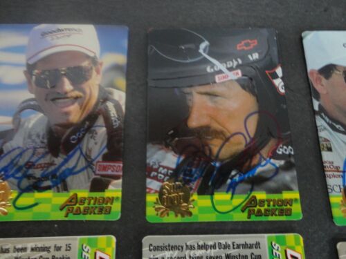DALE EARNHARDT SR AUTOGRAPHED 3 CARD SUNDROP SET ACTION PACK RACE CARDS SPECIAL - Picture 3 of 12