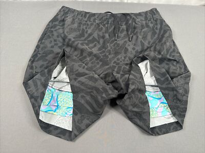 NWOT Chubbies The Hidden Pines 7  Athlounger Reflective Lined Shorts Small