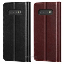 Flip Case For Samsung Galaxy S10e S10 Plus S10+ S10 Leather Wallet Pouch Cover