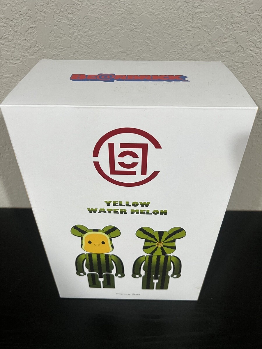 Bearbrick x CLOT Summer Fruits Yellow Watermelon 100% & 400 Bearbrick x CLOT Summer Fruits Yellow Watermelon 100% & 400