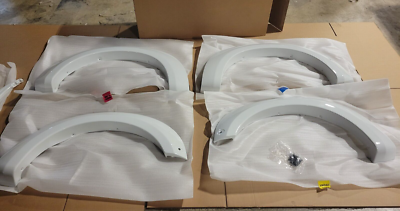 Brand New ROUSH OXFORD WHITE Fender Flares Fit 2017-2022 F250 F350