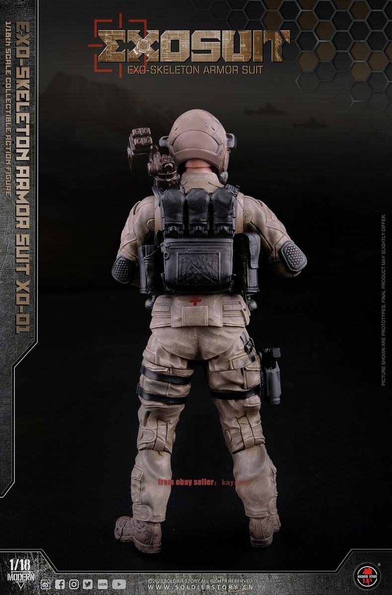 SoldierStory SSE001 1/18 EXO Skeleton Armor Suit XO-01 Action