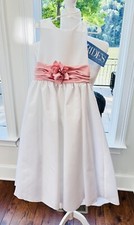 Sweet Beginnings Flower Girl Pageant Communion Dress Sz 4 Bustle New W/Tags