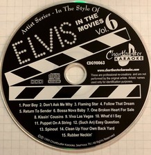CHARTBUSTER KARAOKE - ELVIS IN THE MOVIES - ELVIS PRESLEY - CB90063 - RARE 