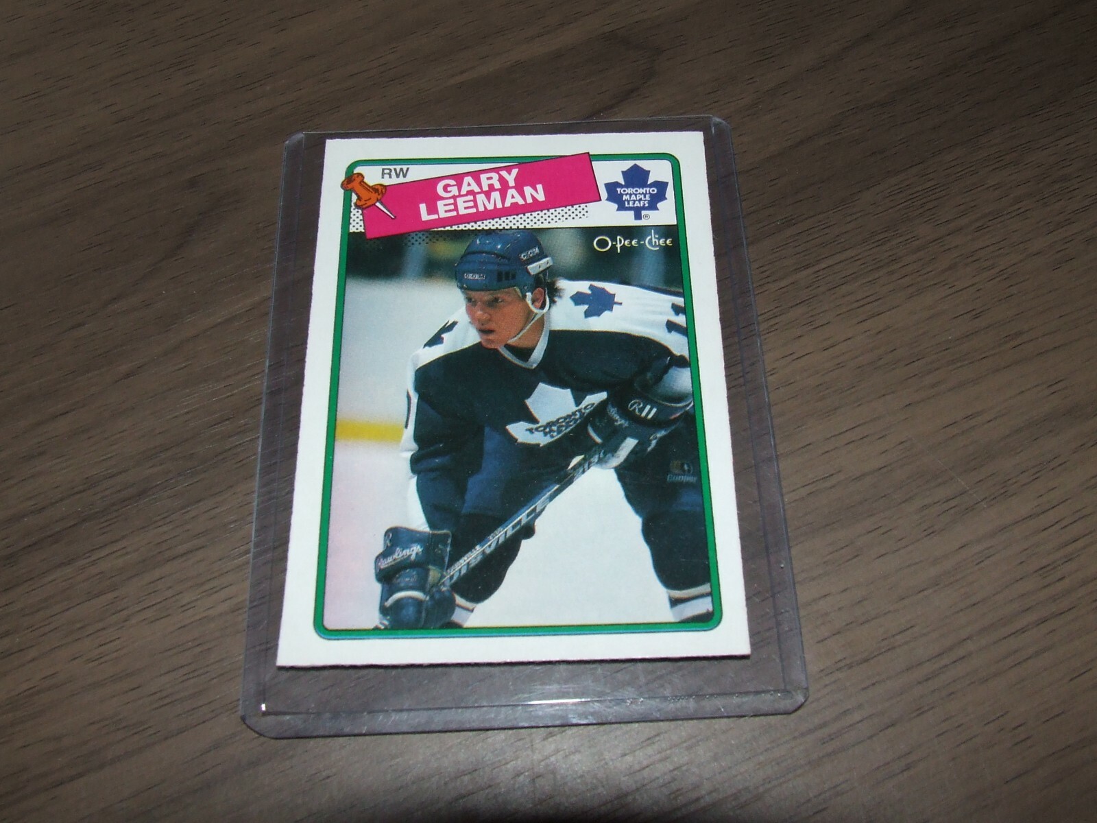  1988-89  O-Pee-Chee # 11 gary leeman