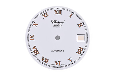 CHOPARD Vintage NOS Automatic Watch Dial 29mm Rose Gold Roman Numerals (ZB1133)