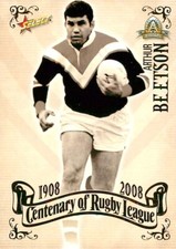 2008 SYDNEY ROOSTERS NRL Card ARTHUR BEETSON Centenary