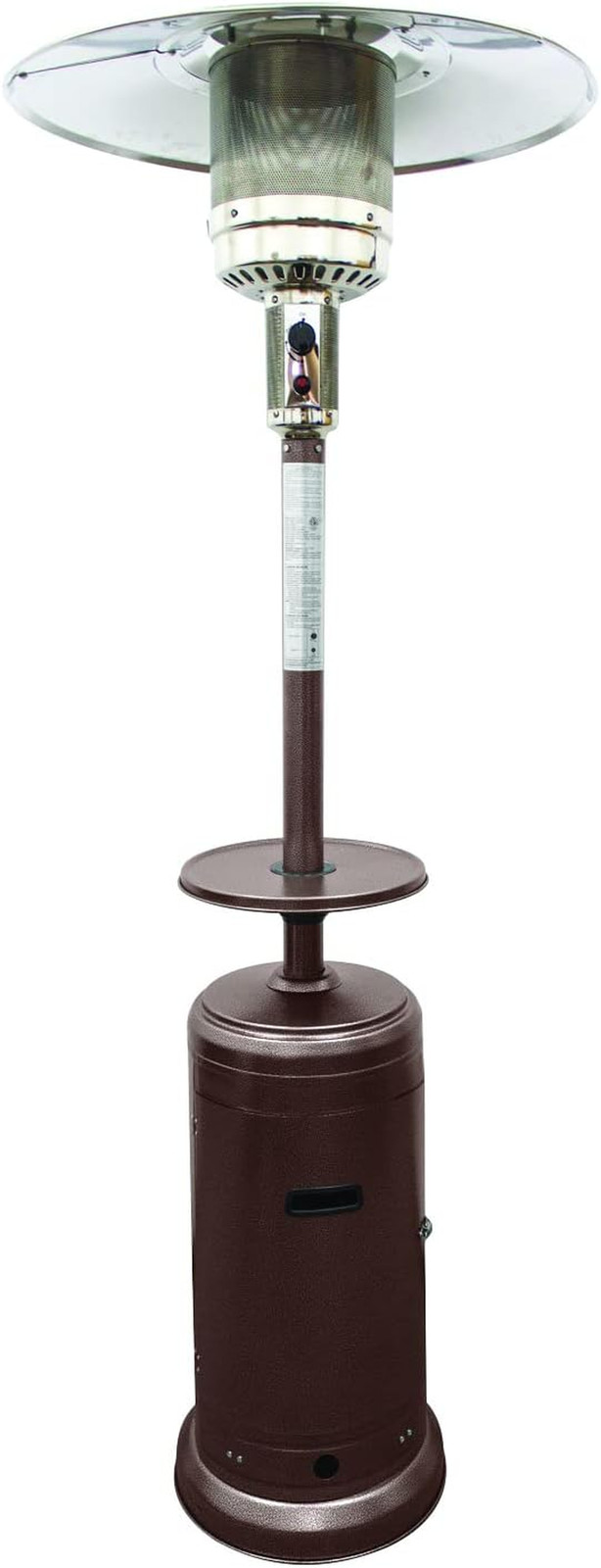 S Outdoor Patio Heater In Hammered Bronze
