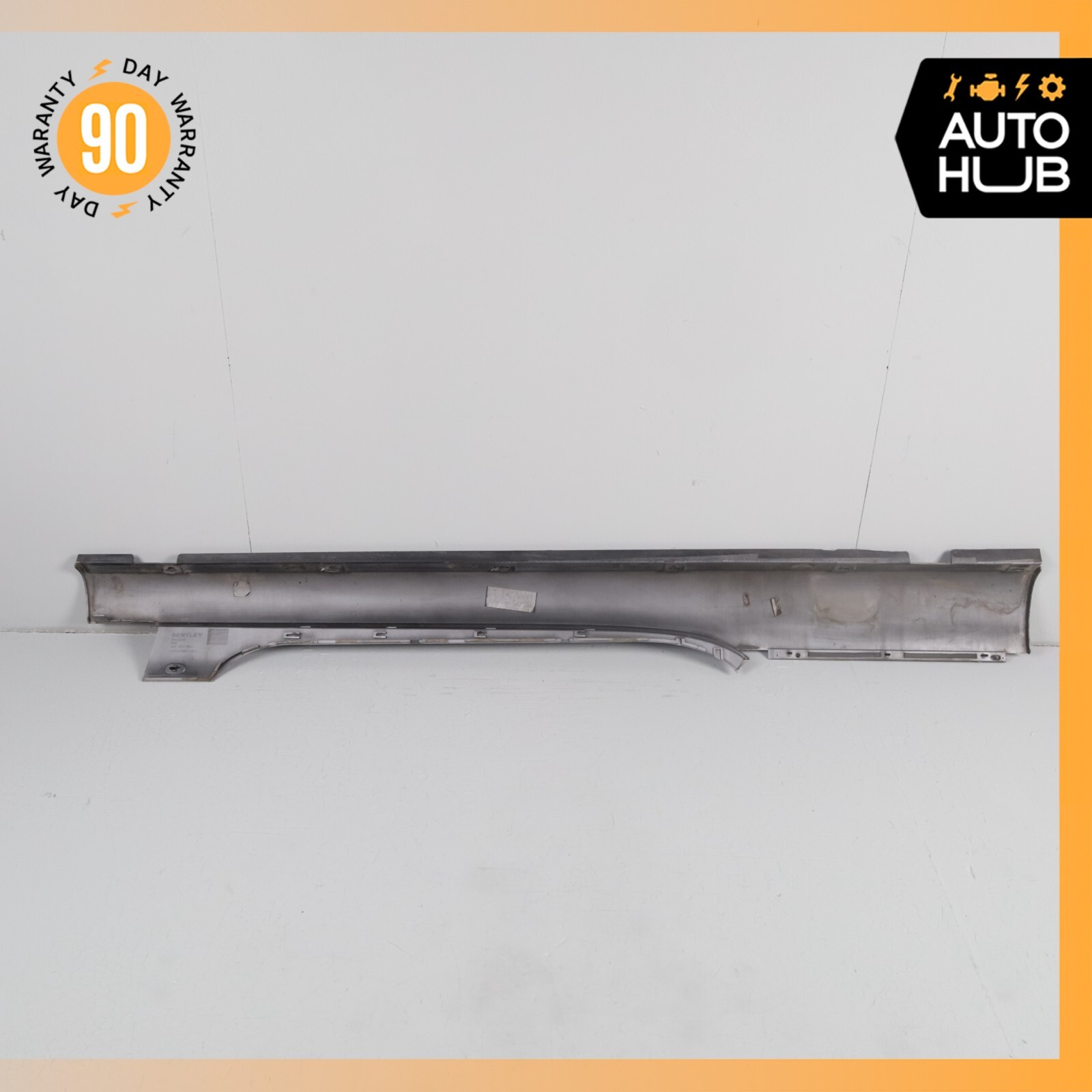 07-11 Bentley Continental GTC Left Driver Side Skirt Rocker Panel Silver OEM 46k